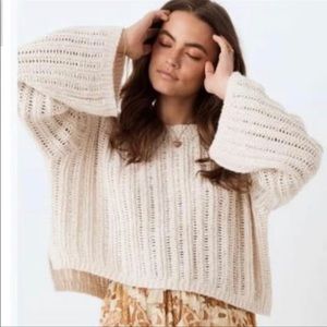 Spell Heather Knit Jumper M Cream